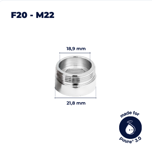 F20–M22 Hahnadapter