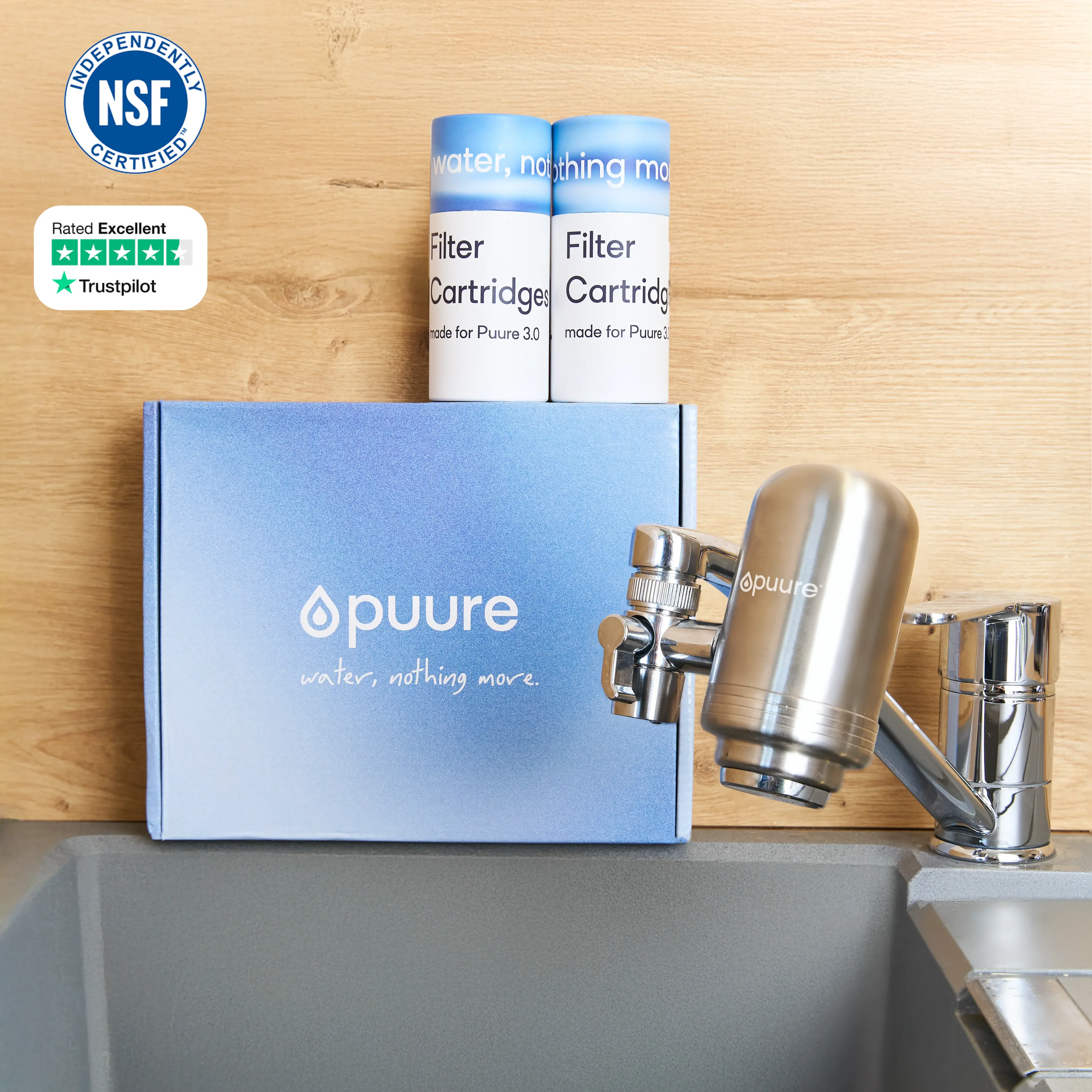 Puure® 3.0 Wasserhahnfilter