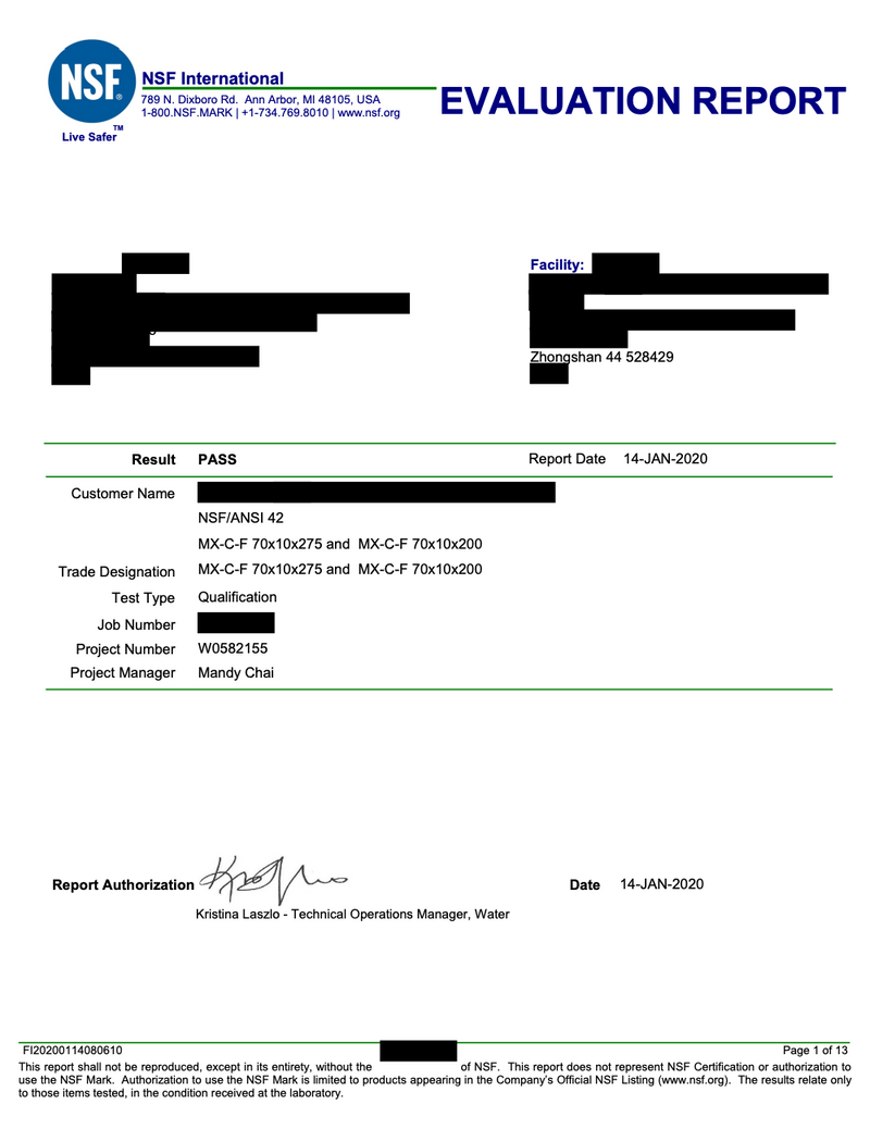 NSF-Testbericht