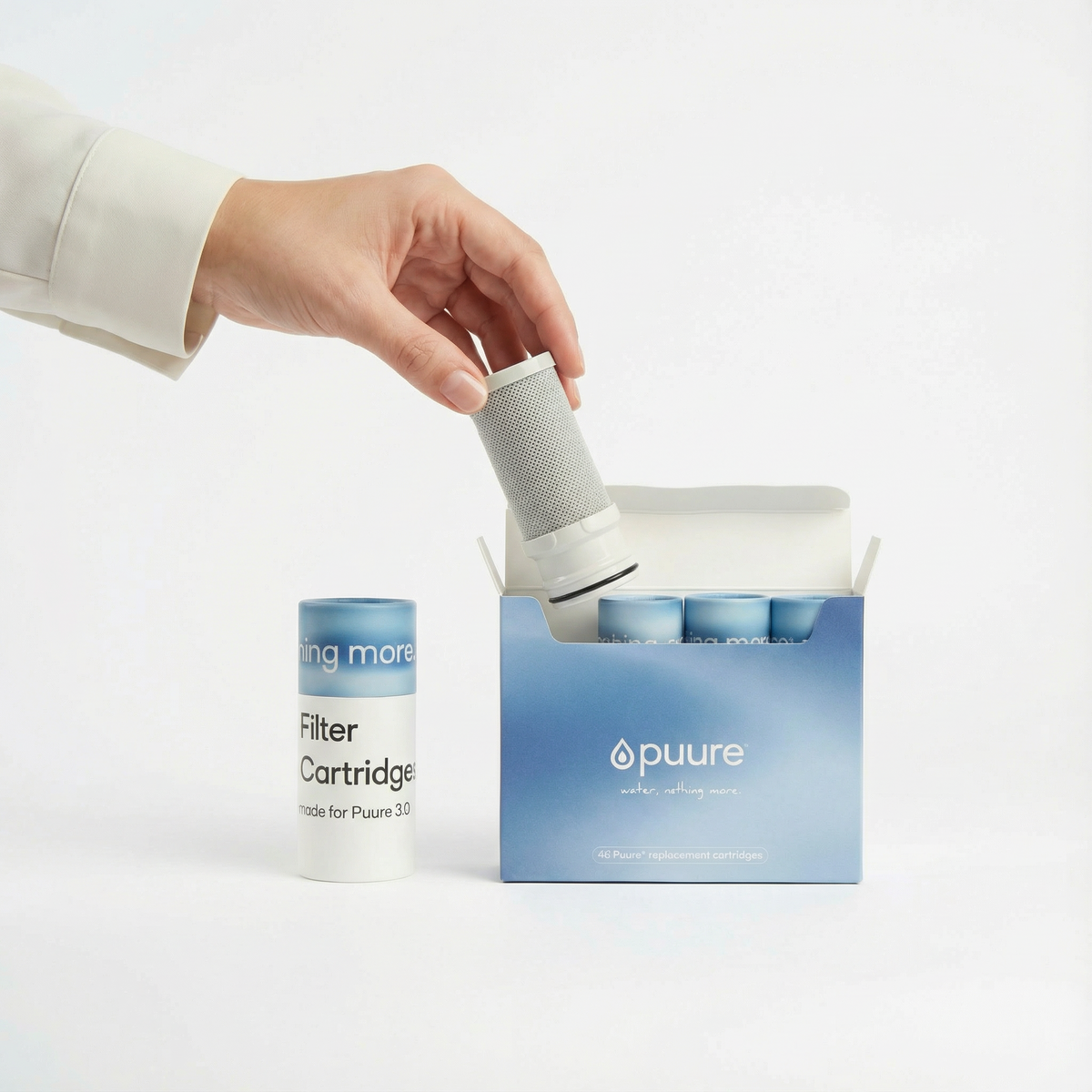 Puure® 3.0 Tap System replacement filter, packaging